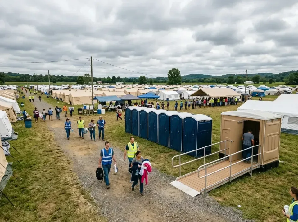 disaster-relief-camp-restrooms-010 — frequently asked questions, Dumpster & Portable Bathrooms Rental in Maryland City, MD
